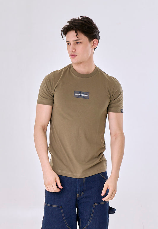 Mossimo Branthor Olive Green Muscle Fit Tee