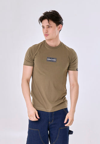 Mossimo Branthor Olive Green Muscle Fit Tee