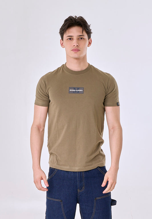 Mossimo Branthor Olive Green Muscle Fit Tee