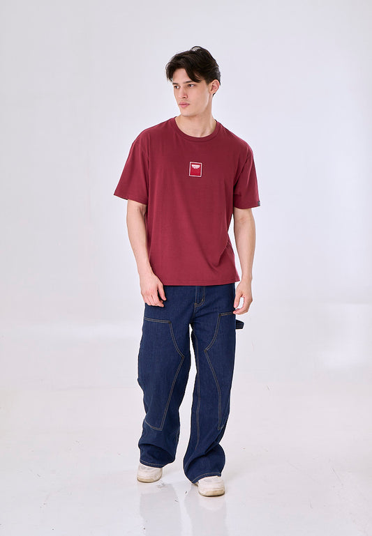 Mossimo Albert Maroon Modern Fit Tee