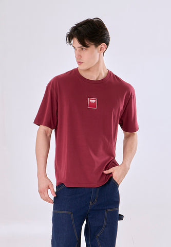 Mossimo Albert Maroon Modern Fit Tee