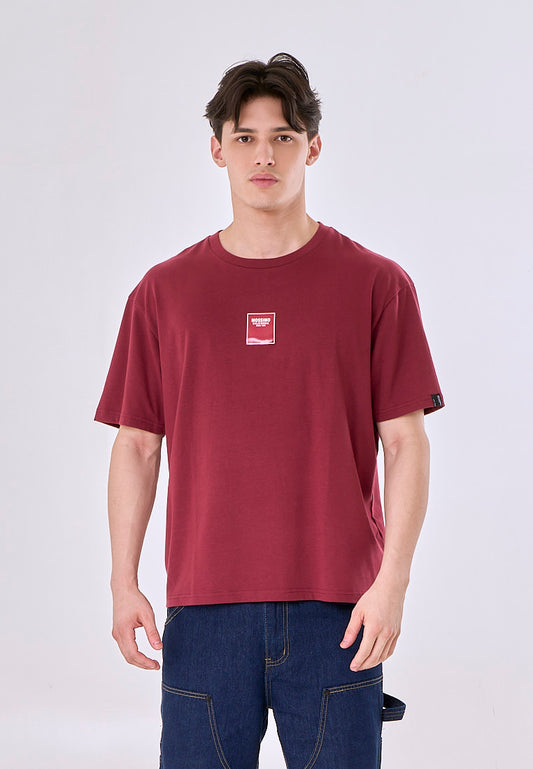 Mossimo Albert Maroon Modern Fit Tee