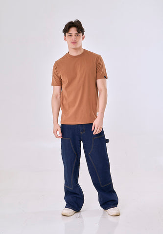 Mossimo Adrian Brown Classic Fit Tee
