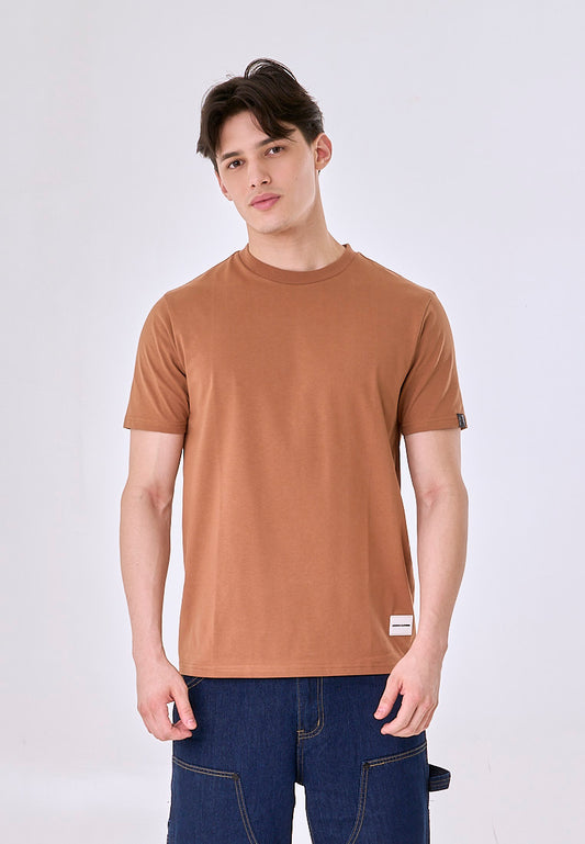 Mossimo Adrian Brown Classic Fit Tee