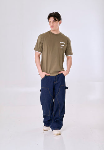 Mossimo Ambrose Olive Green Urban Fit Tee