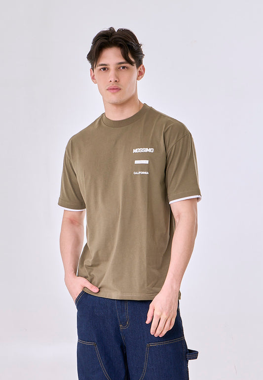 Mossimo Ambrose Olive Green Urban Fit Tee