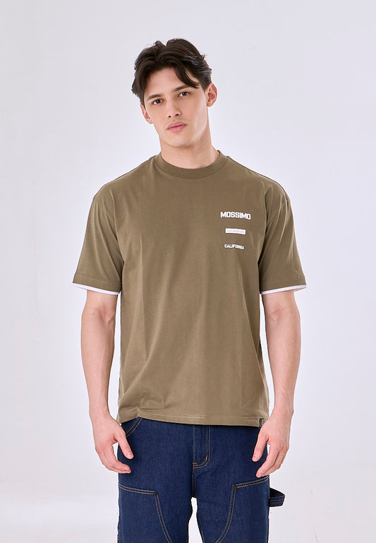 Mossimo Ambrose Olive Green Urban Fit Tee