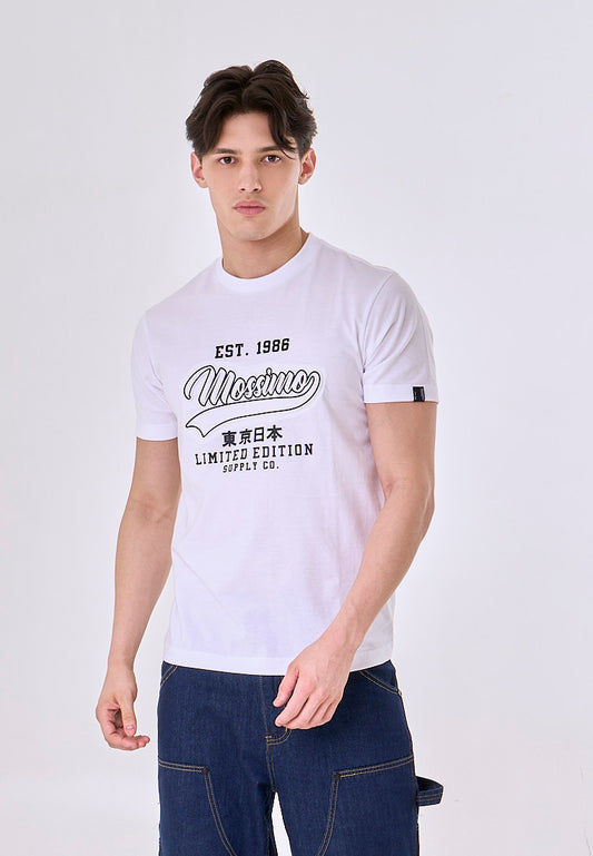 Mossimo Kaelith White Muscle Fit Tee