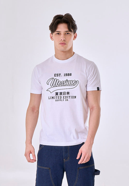 Mossimo Kaelith White Muscle Fit Tee