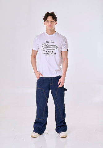 Mossimo Kaelith White Muscle Fit Tee