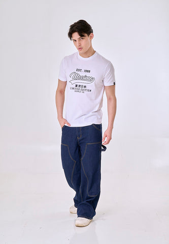 Mossimo Kaelith White Muscle Fit Tee