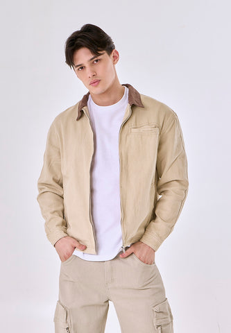 Mossimo Lennon Khaki Boxy Jacket