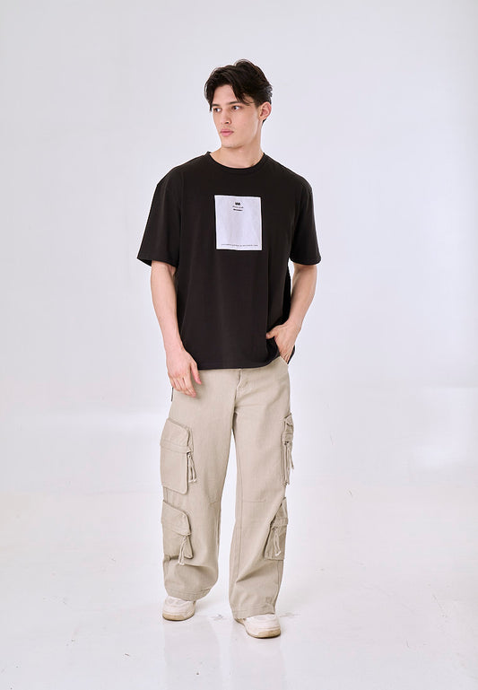 Mossimo Ethan Black Unisex Modern Fit Tee