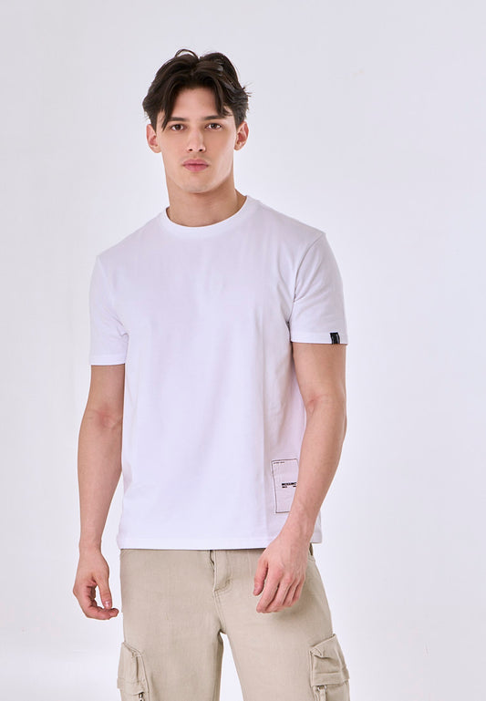Mossimo Alfred White Unisex Fit Tee