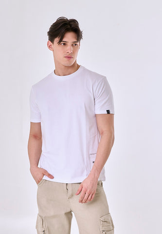 Mossimo Alfred White Unisex Fit Tee