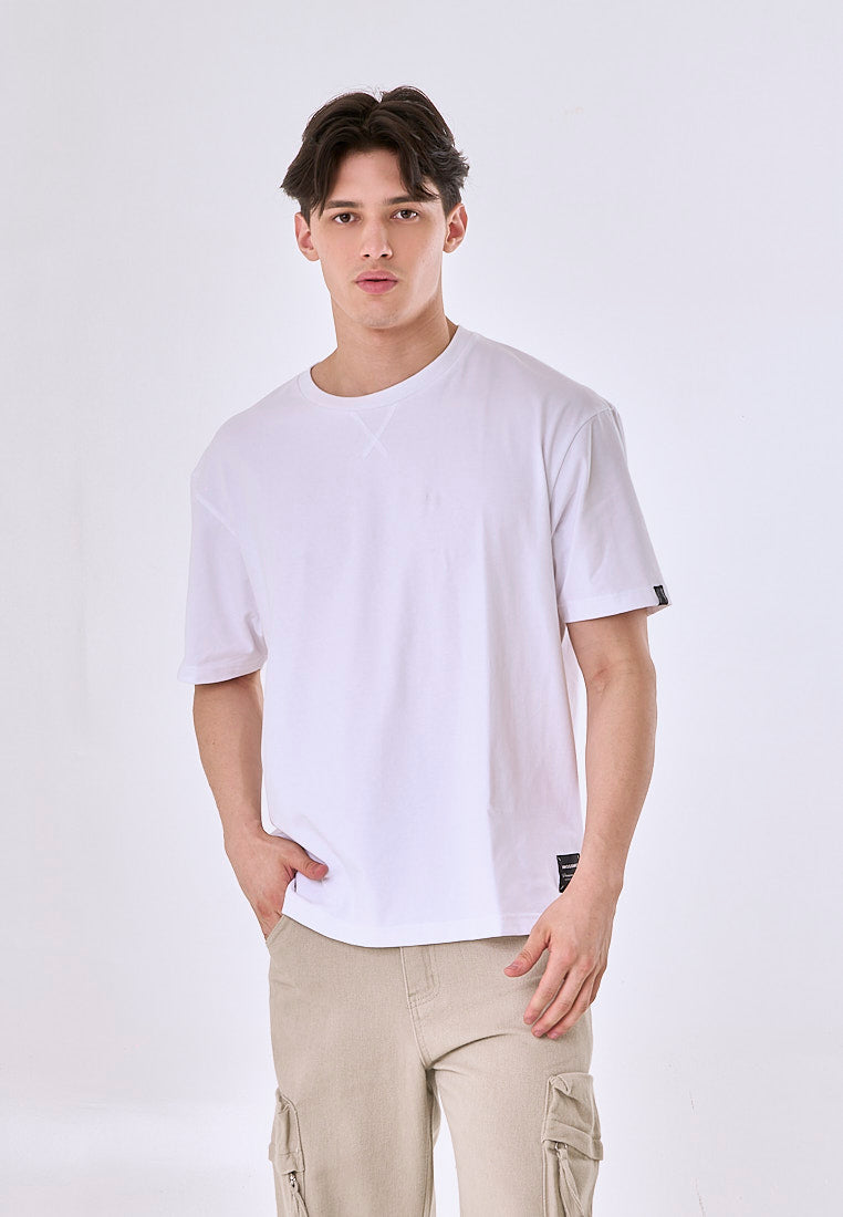 Mossimo Alby White Premium Roundneck Classic Fit Tee