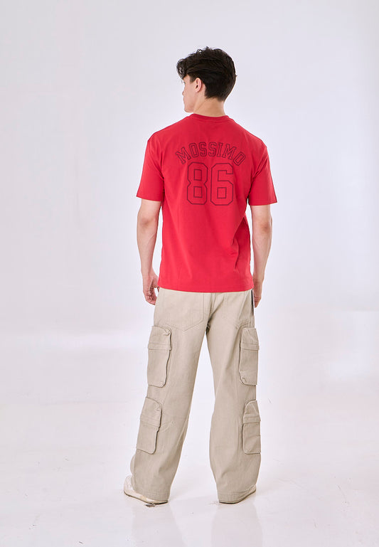 Mossimo Lionel Red Urban Fit Tee