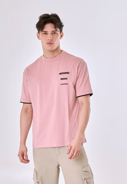 Mossimo Ambrose Pink Urban Fit Tee