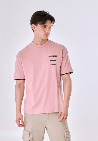 Mossimo Ambrose Pink Urban Fit Tee