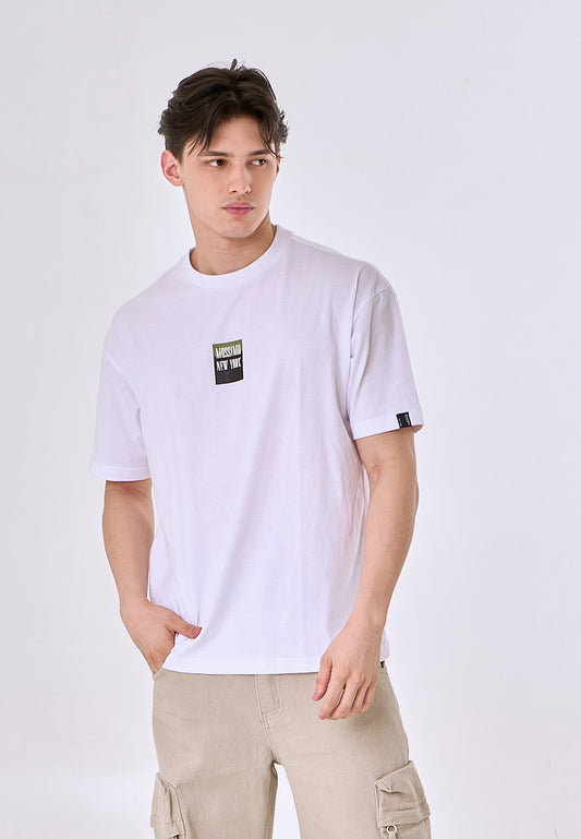 Mossimo Drayth White Urban Fit Tee
