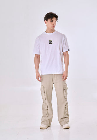 Mossimo Drayth White Urban Fit Tee