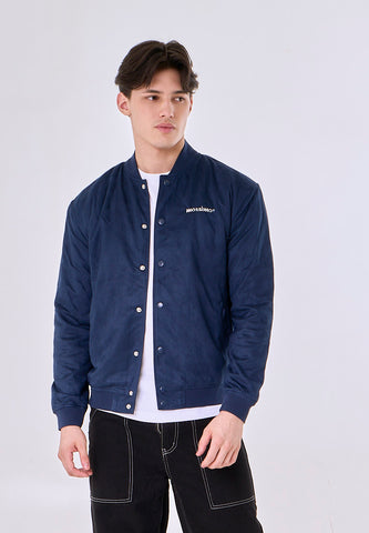 Mossimo Ares Navy Blue Urban Sueded Jacket