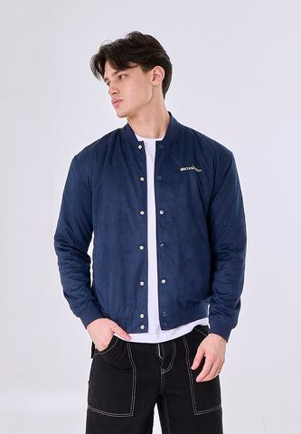 Mossimo Ares Navy Blue Urban Sueded Jacket