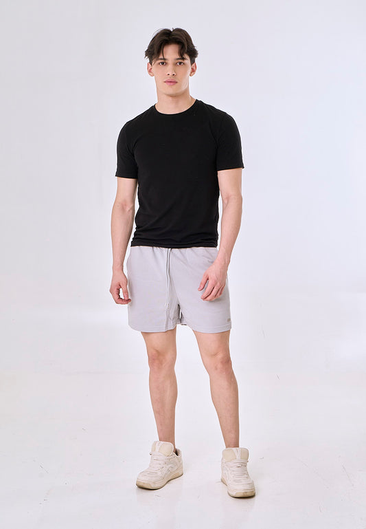 Mossimo Grove Light Gray Drawstring Regular Shorts