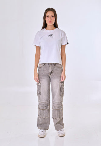 Mossimo Eudora White Comfort Fit Tee
