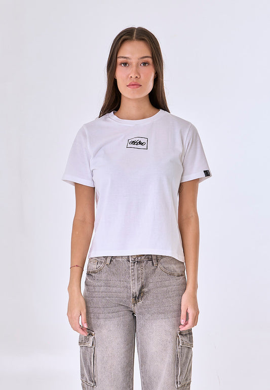 Mossimo Eudora White Comfort Fit Tee
