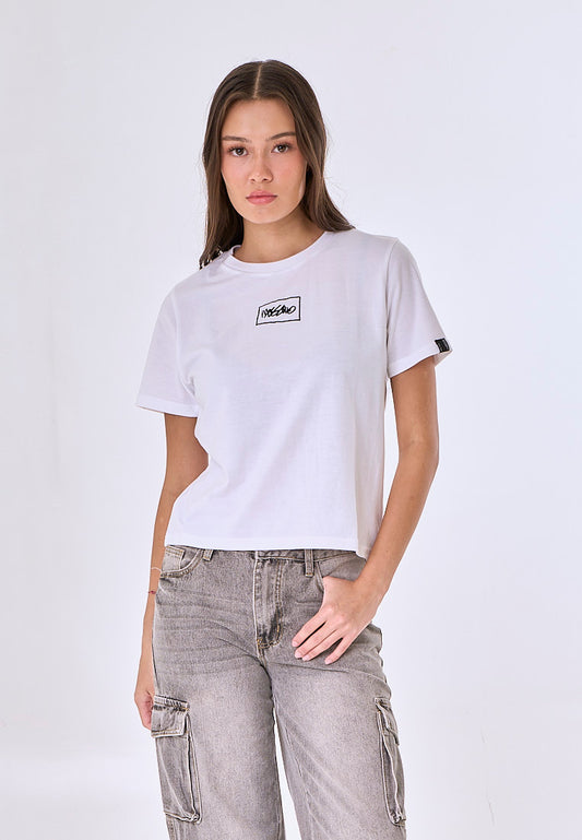 Mossimo Eudora White Comfort Fit Tee