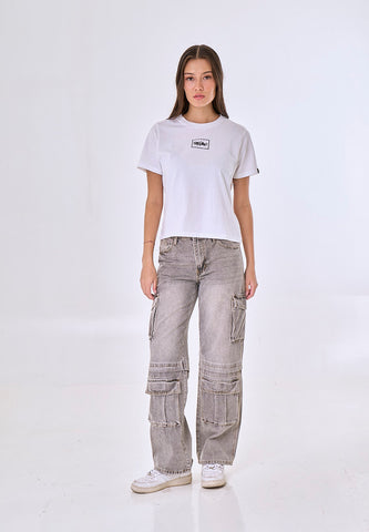 Mossimo Eudora White Comfort Fit Tee