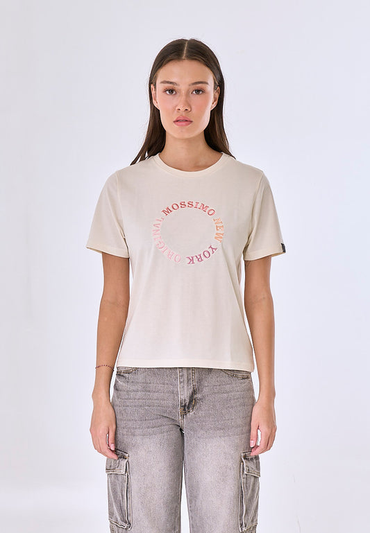 Mossimo Diana Cream Comfort Fit Tee