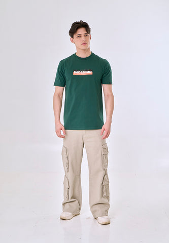 Mossimo Noelleth Green Modern Fit Tee