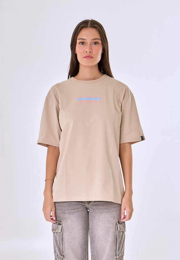 Mossimo Josephine Macadamia Oversized Fit Tee