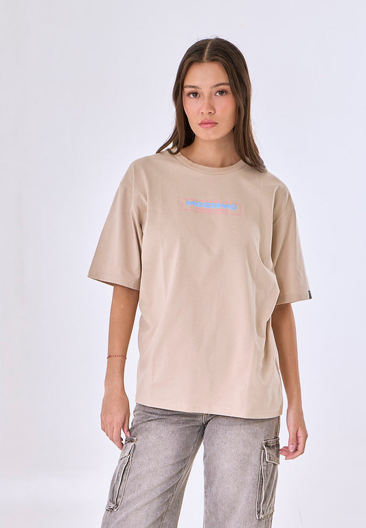 Mossimo Josephine Macadamia Oversized Fit Tee