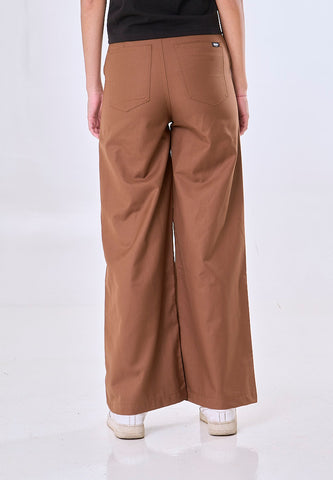 Mossimo Everly Brown Straight Loose Trouser