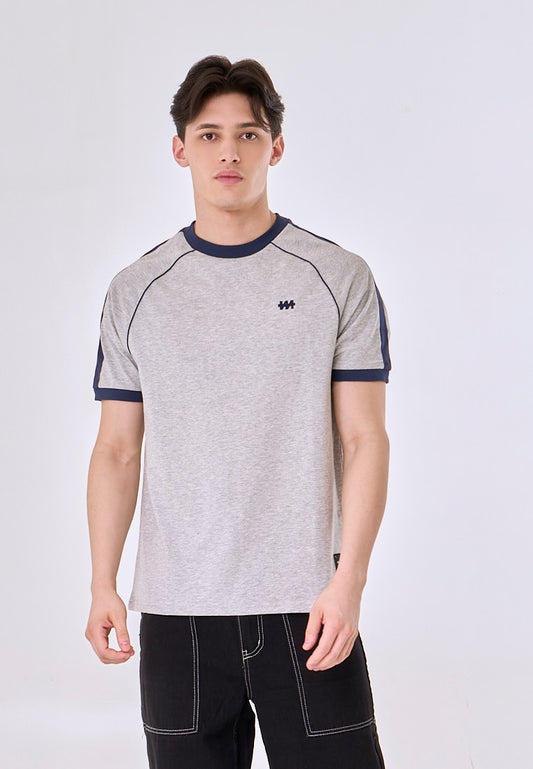 Mossimo Auron Heather Gray Classic Fit Tee