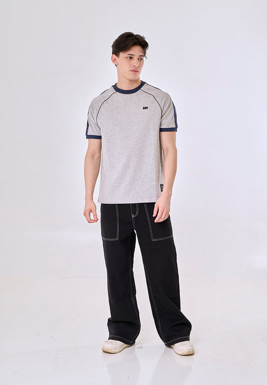 Mossimo Auron Heather Gray Classic Fit Tee