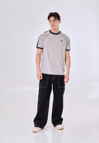 Mossimo Auron Heather Gray Classic Fit Tee