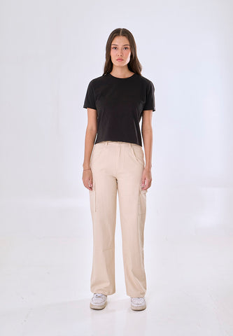 Mossimo Sydney Beige Loose Mid Rise Cargo Pants