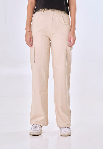 Mossimo Sydney Beige Loose Mid Rise Cargo Pants