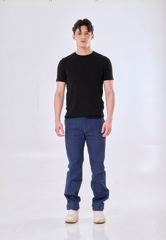 Mossimo Mark Blue Loose Fit Work Pants