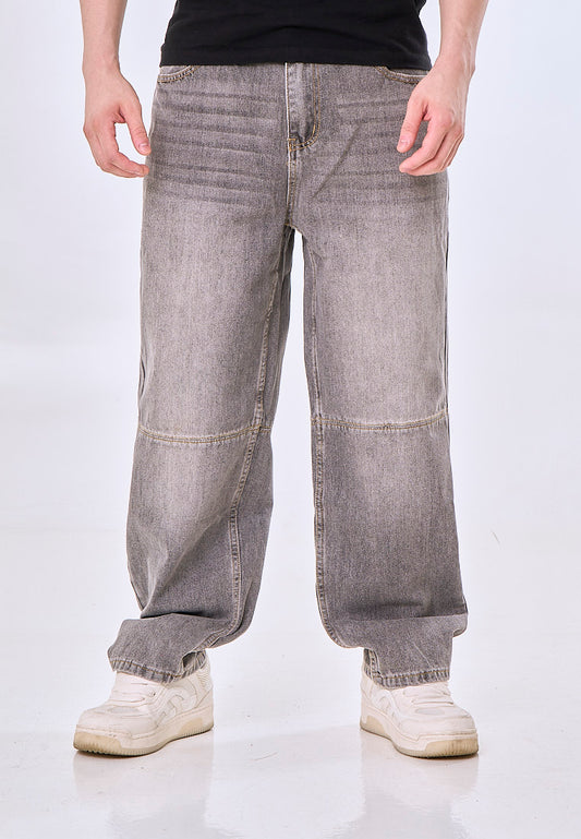 Mossimo Lennox Acid Gray Loose Fit Mid Rise Denim Jeans