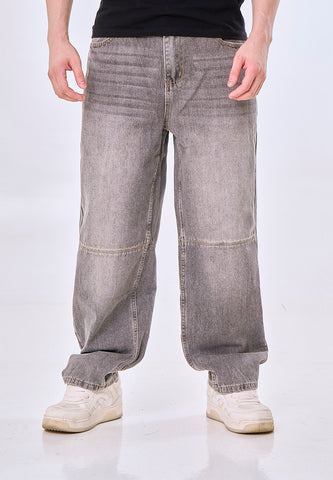 Mossimo Lennox Acid Gray Loose Fit Mid Rise Denim Jeans