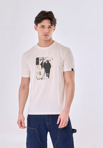 Mossimo Carrow Beige Unisex Tee
