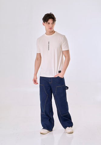 Mossimo Briston Beige Unisex Tee