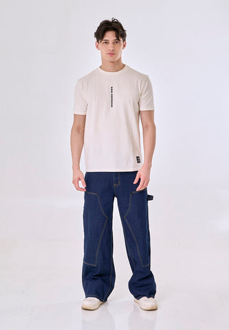 Mossimo Briston Beige Unisex Tee