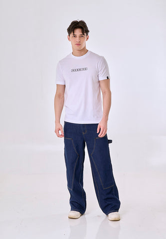 Mossimo Lucius White Muscle Fit Tee