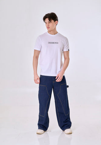 Mossimo Lucius White Muscle Fit Tee